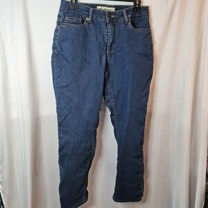 Bit And Bridle Sz 6 Jeans Equestrian Fleece Lining Weathered Rustic Cozycore